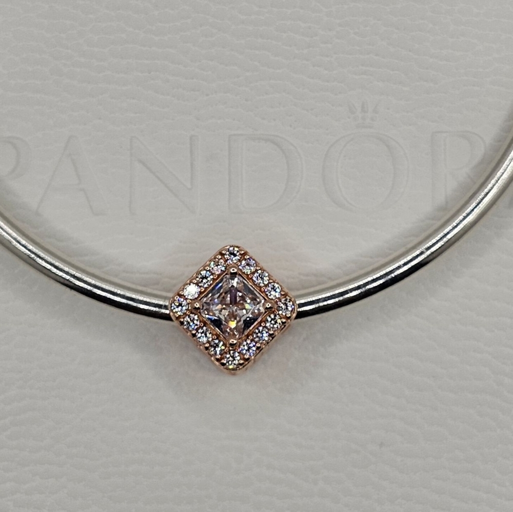 🎁Authentic Pandora ROSE GEOMETRIC CHARM - Picture 5 of 10